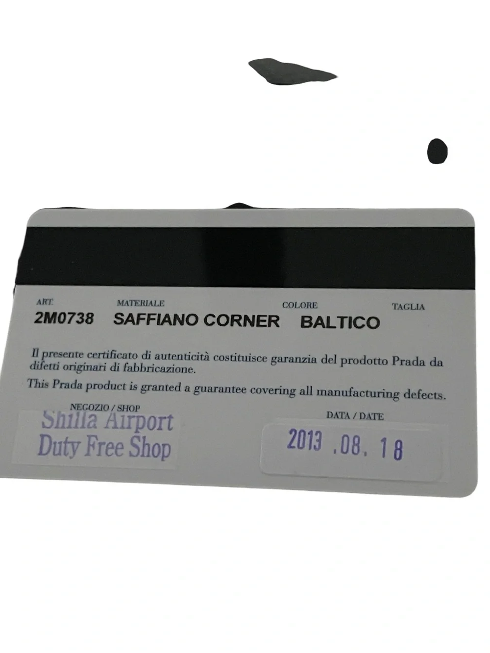 Authentic PRADA Saffiano Corner Bifold Wallet with Coin Pocket in Baltico Navy⁠